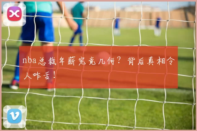 nba总裁年薪究竟几何？背后真相令人咋舌！